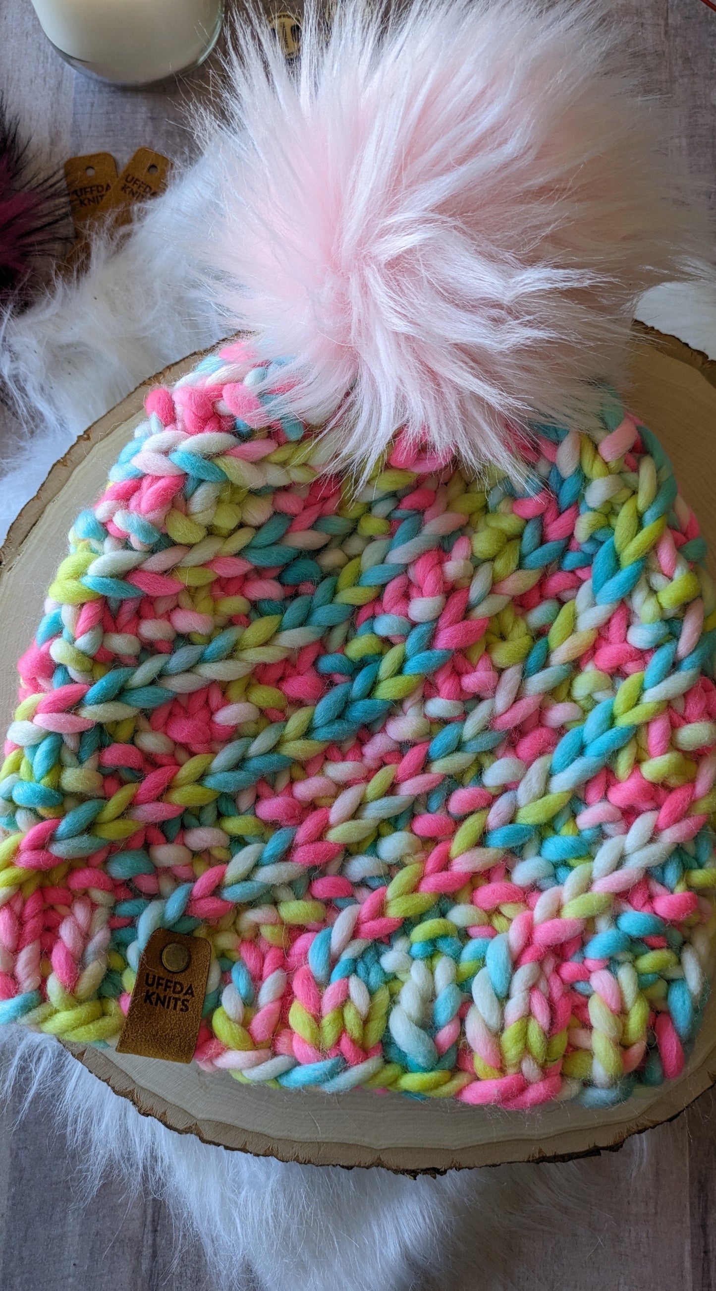 Marshmallow Twist Beanie