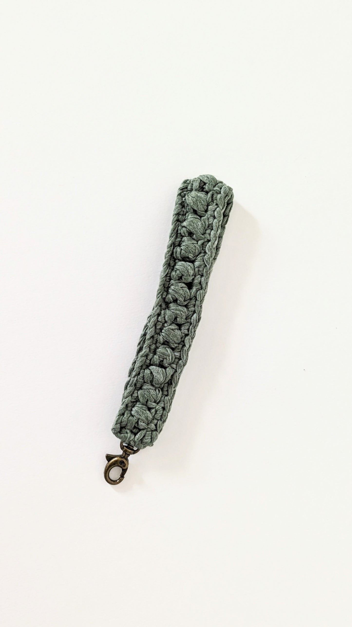 Olive Boho Wristlet